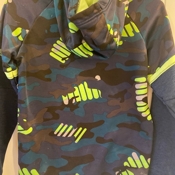 Russell Boys Multi Color Camo Hoodie - Picture 4 of 4